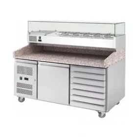 Refrigerated pizza table