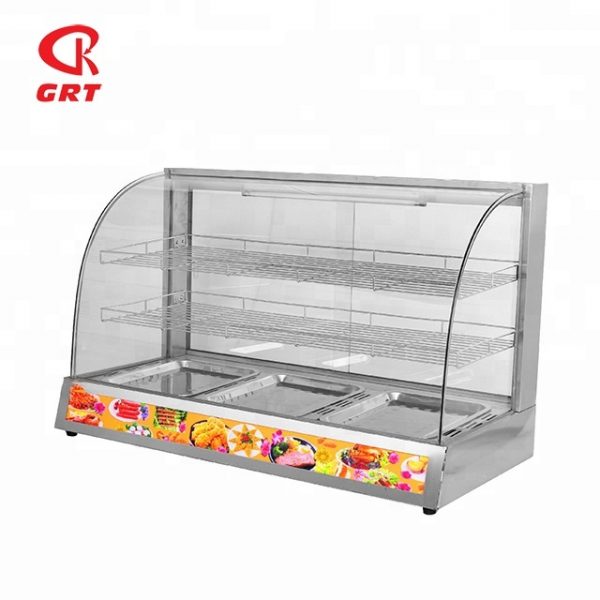 Commercial Electric Curved Food Warmer