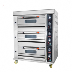 OVEN ELECTRIC 3 DECK 6 TRAY (w/o tray)