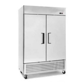 US style double doors upright freezer